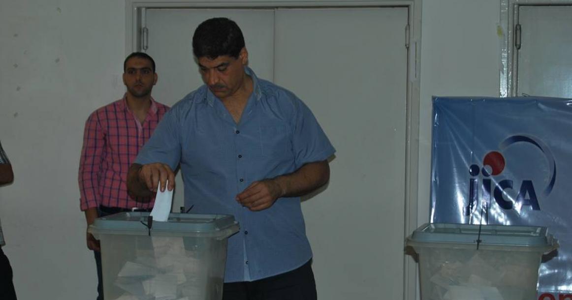 انتخابات نقابة الذهب في غزة