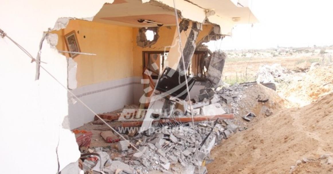 الدمار في منطقة أبو الروس شرق رفح جراء الحرب