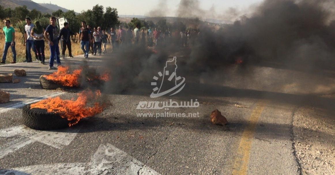 مواجهات على مدخل بلدة دوما جنوبي نابلس