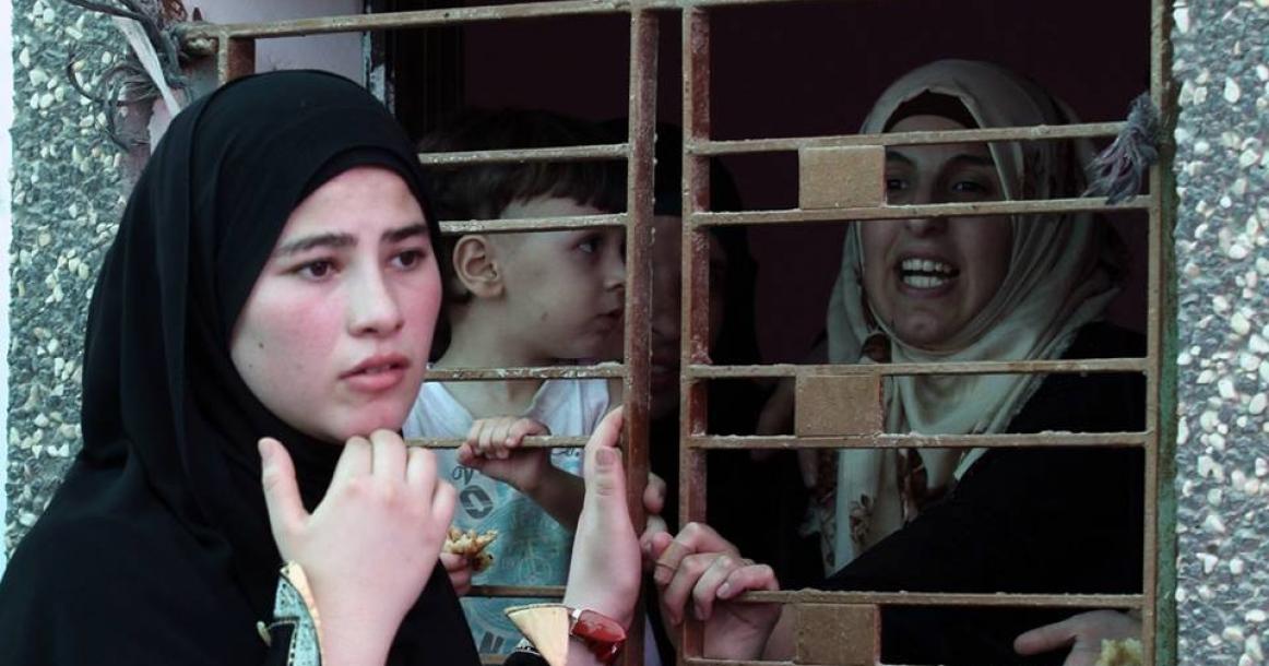 صور: تشييع جثمان والدة الطفل "الدوابشة"