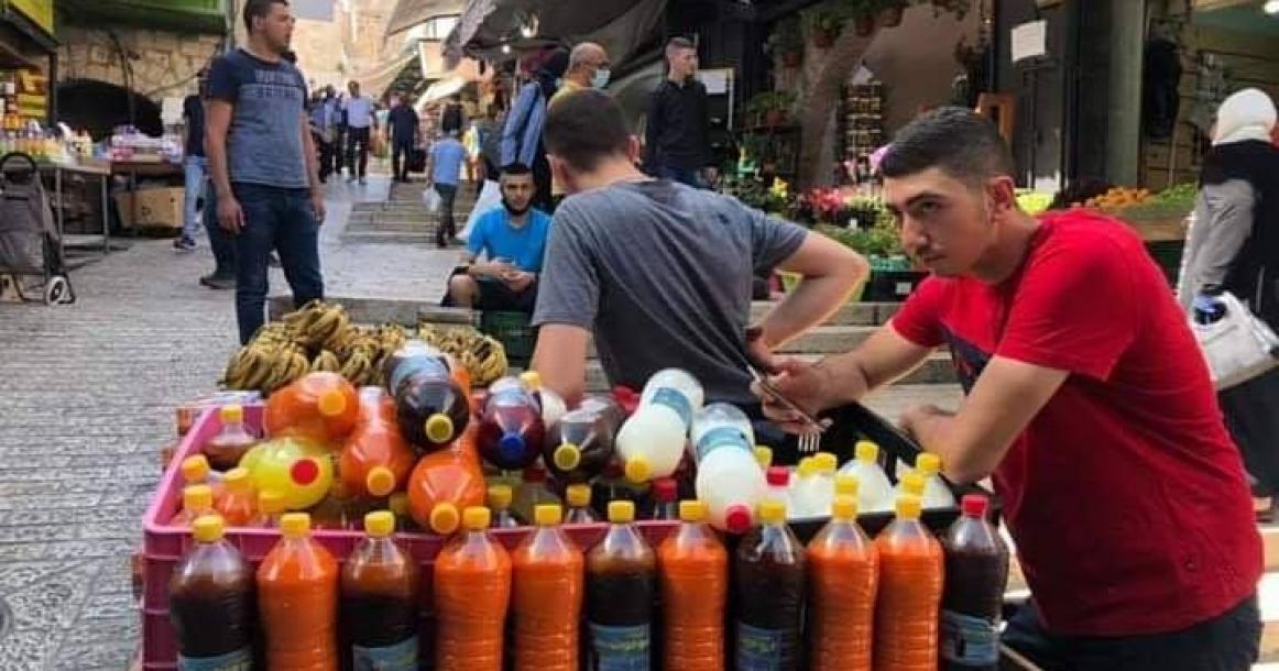 الأجواء في القدس المحتلة قبيل الإفطار