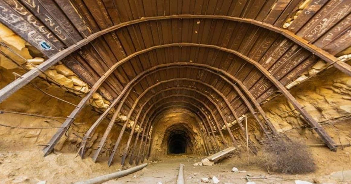 نفق المخيبة على الحدود الأردنية السورية الفلسطينية