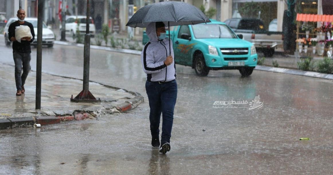 أجواء الشتاء والأمطار بغزة