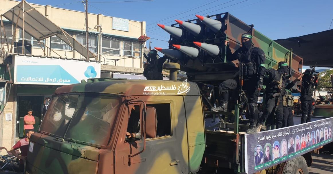 مسير عسكري لكتائب القسام بخانيونس