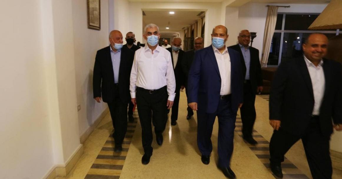 وزير المخابرات المصرية في قطاع غزة لأول مرة