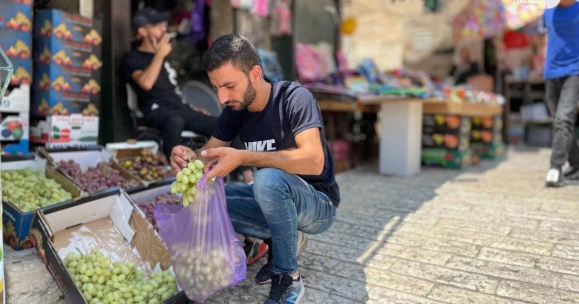 أجواء مدينة القدس المحتلة ظهر اليوم