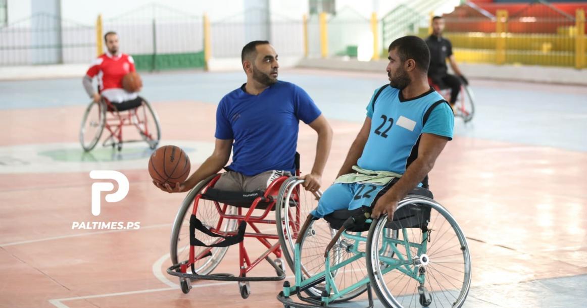 المنتخب الفلسطيني لكرة السلة للكراسي المتحركة من ذوي الاحتياجات الخاصة، يبدأ تدريباته استعداداً للاستحاقات القادمة