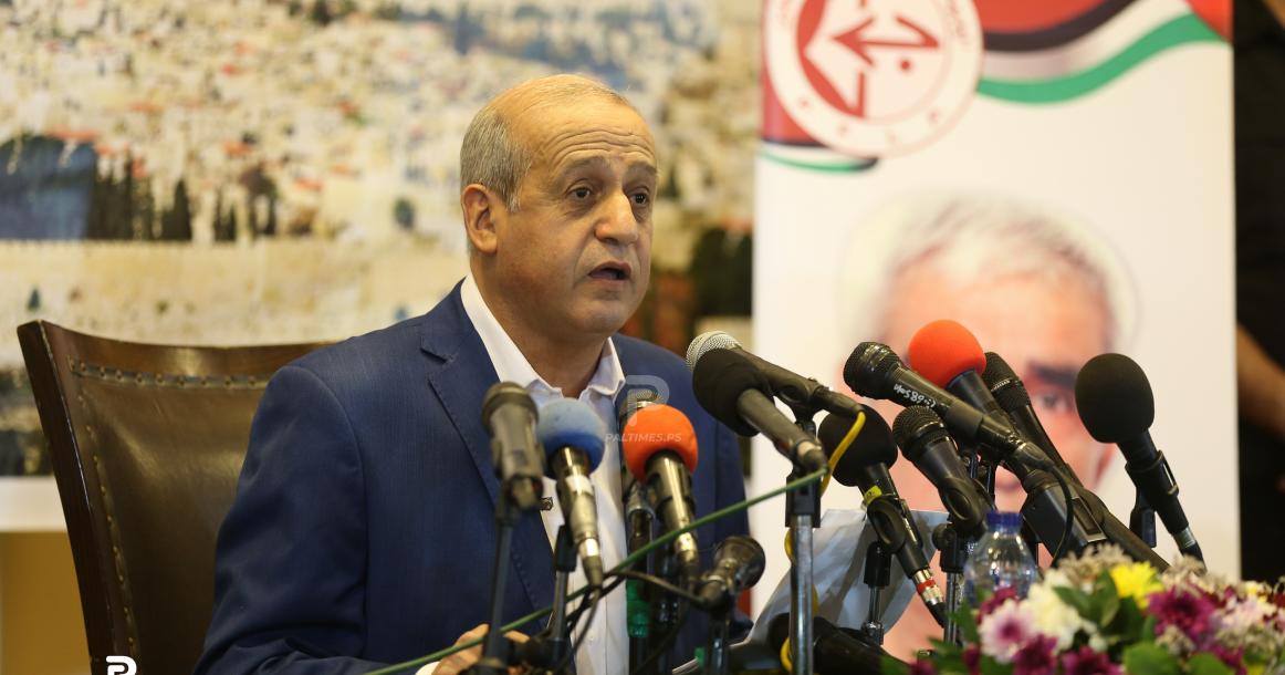 المؤتمر الصحفي للجبهة الشعبية للإعلان عن نتائج المؤتمر الوطني الثامن