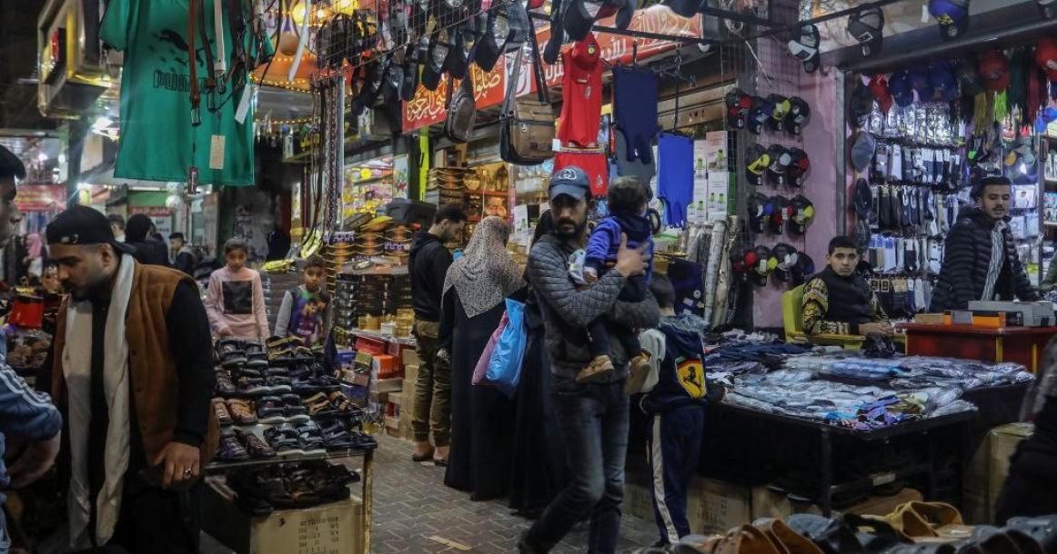 أسواق غزة قبيل عيد الفطر السعيد