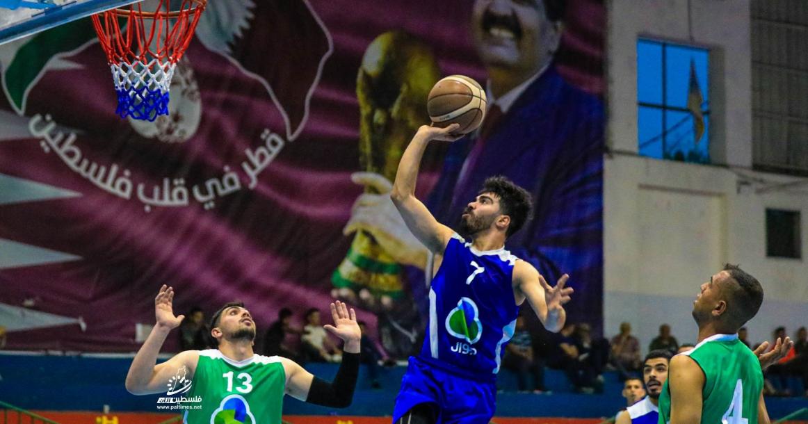 شباب البريج يتغلب على خدمات رفح في افتتاح كأس السلة