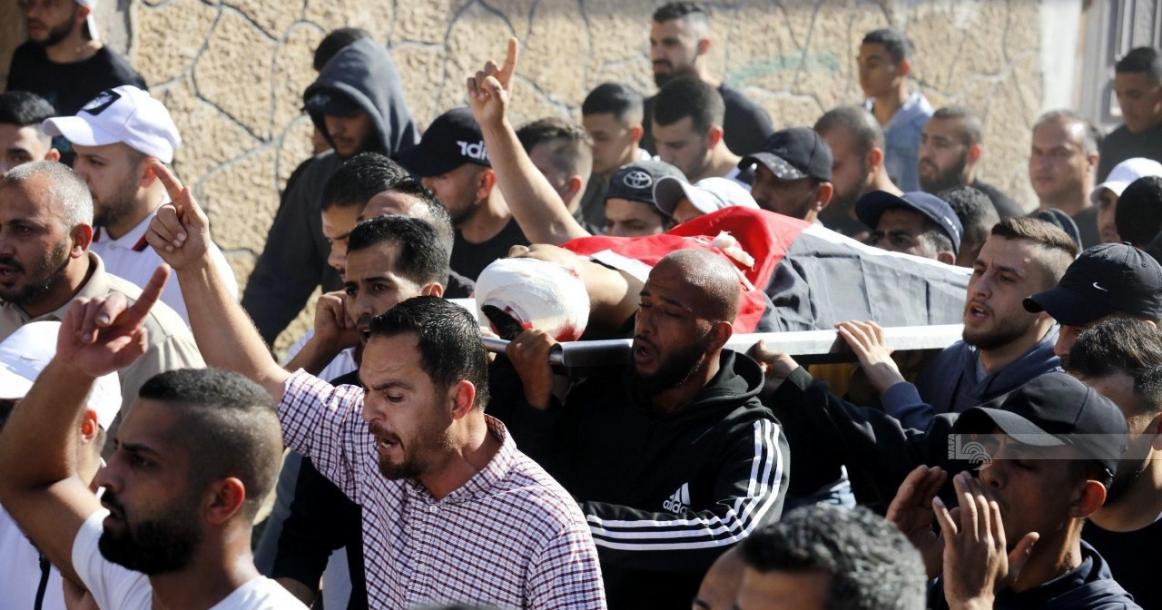 فلسطين تشيع الفتى جبريل اللدعة في مخيم عقبة جبر بأريحا
