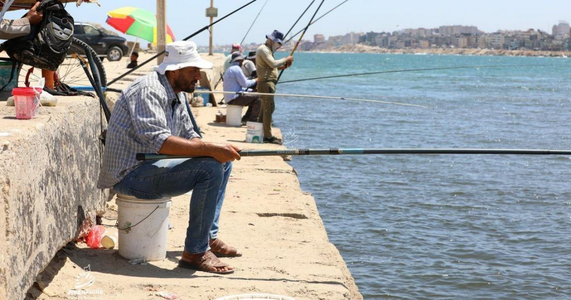 أجواء الصيد من ميناء غزة البحري