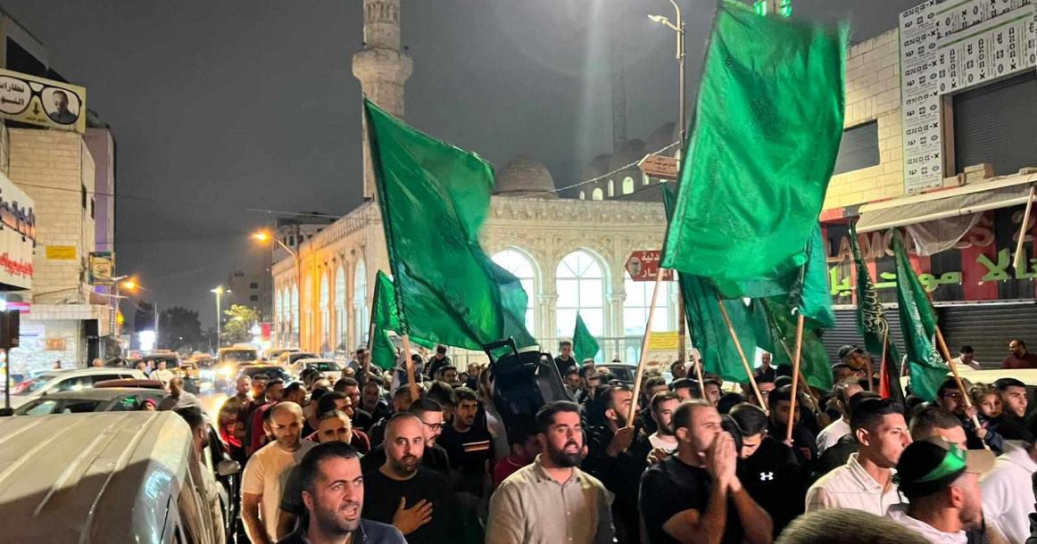 مسيرات تنظمها حركة حماس في كافة محافظات الضفة الغربية المحتلة نصرة لغزة