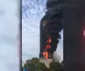 فيديو لحريق مرعب.. النار تلتهم ناطحة سحاب بالصين