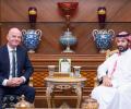 ولي العهد السعودي ورئيس الفيفا