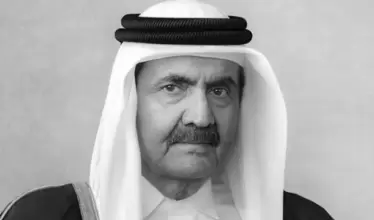 الأمير الراحل  الشيخ حمد بن خليفة آل ثاني