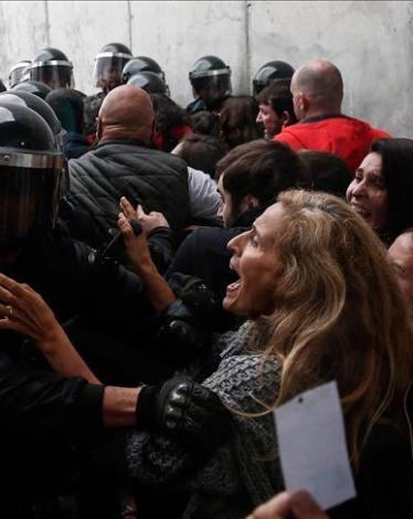 استياء أممي من أحداث العنف خلال استفتاء كاتالونيا