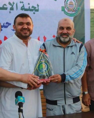 حماس تنظم إفطارا جماعيًا لـ 80 إعلامي في دير البلح