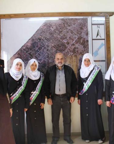 صورة خبر استقبال بلدية دير البلح مجموعة العمل الطلابي بالمدينة
