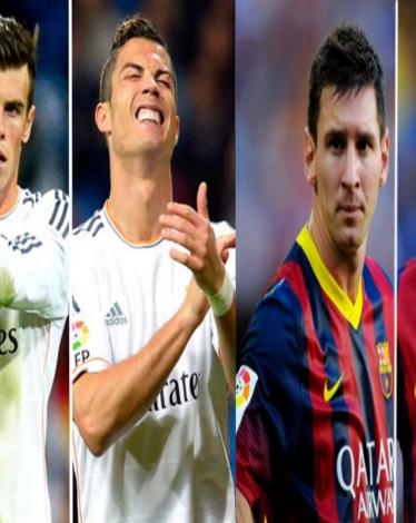 صورة خبر مقارنة نيمار وسواريز مع بيل وبنزيما قبل الكلاسيكو