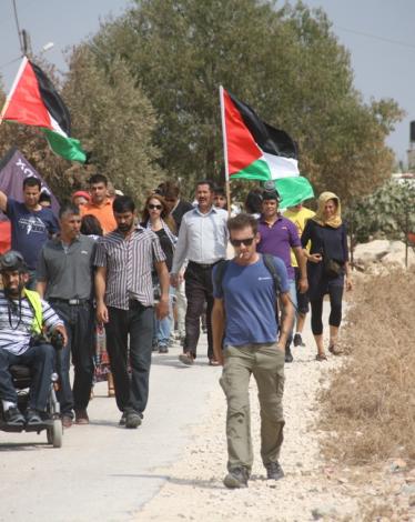 مسيرة حاشدة ببلعين للتأكيد على استمرار المقاومة الشعبية