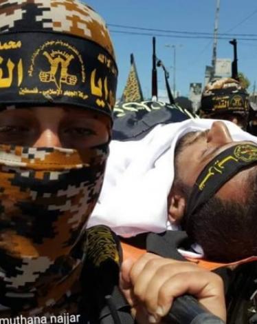 خانيونس تشيع جثمان الشهيد 