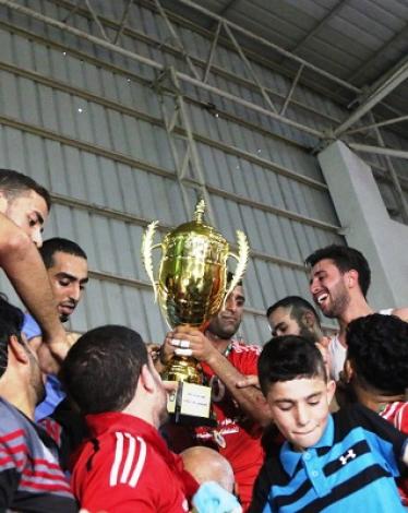 نادي خدمات جباليا يتوّج بكأس كرة الطائرة