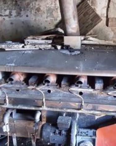 حريق مخبز بنابلس