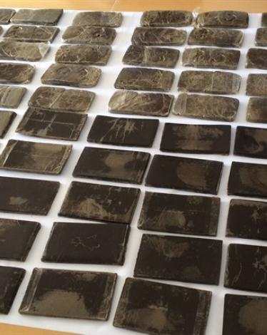 ضبط 48 كيس من مادة القنب الهندي في بلدة بدو