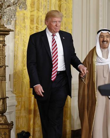 أمير الكويت وترامب