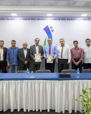 الكلية الجامعية توقع اتفاق تعاون مع "الصناعات الإنشائية"