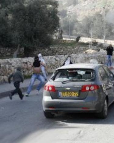 رشق مركبات مستوطنين في بيت لحم