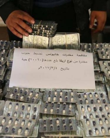 المكافحة تضبط كمية حبوب مخدرة في خانيونس