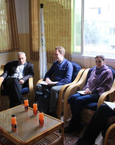 thumbnail_جانب من لقاء وفد الشركاء المولين مع الاغاثة الزراعية 