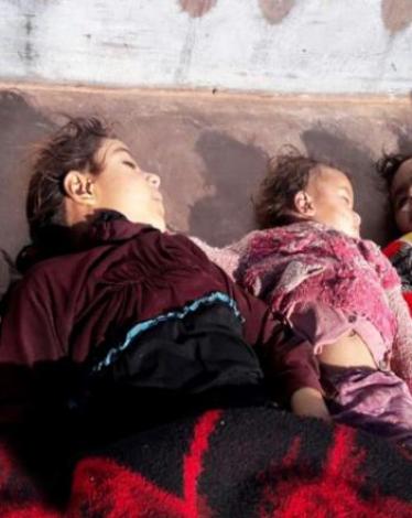 مئة قتيل بقصف جوي بالغازات السامة في حماة