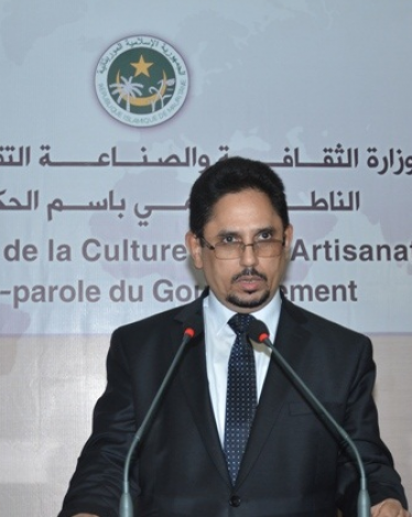 وزير الثقافة الناطق الرسمي باسم الحكومة الموريتانية محمد أمين ولد الشيخ