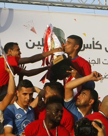 شباب رفح بطلا لكأس غزة