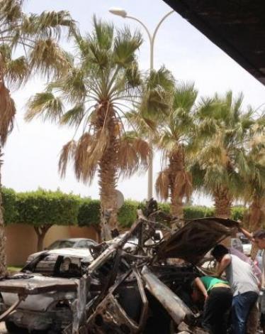 قتلى وجرحى بانفجار وسط بنغازي