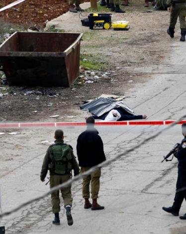لحظة إصابة الطفلة لمى البكرى برصاص جنود الاحتلال