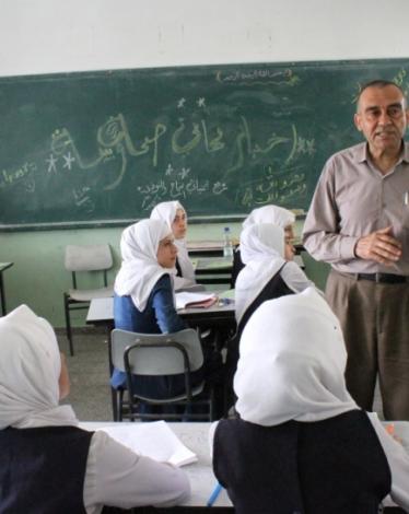 تربية شمال غزة تجري اختبار التقويم الوطني
