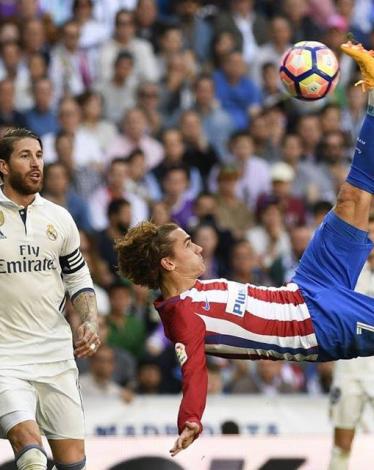 مقصية جريزمان أمام الريال