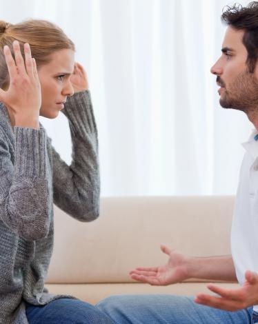 arguing couple