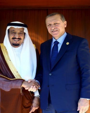 الرئيسي التركي والملك سلمان
