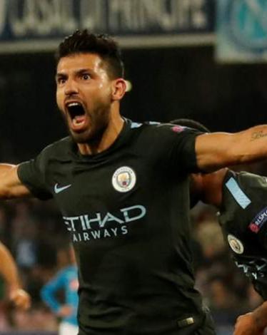 مانشستر سيتي يهزم نابولي في ليلة أغويرو