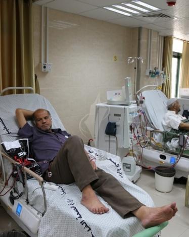 المرضى في مستشفى الشفاء بغزة