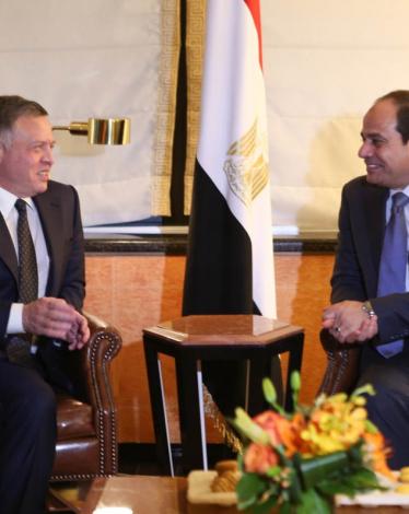 السيسي-والعاهل-الأأردني