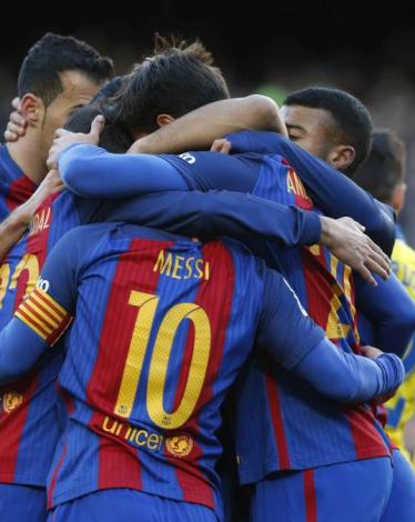 برشلونة يسحق لاس بالماس بخماسية نظيفة