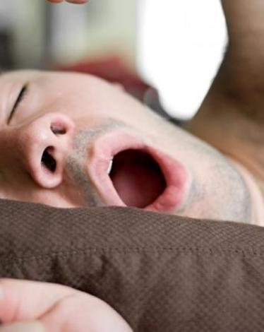 snoring-man