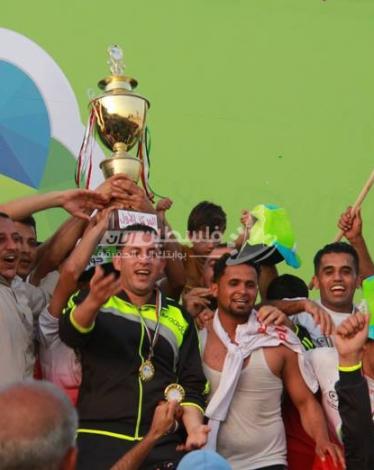 "النشامى" بطلاً لكأس القطاع