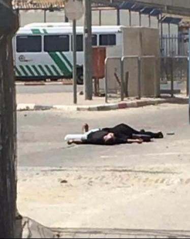 لحظة إطلاق النار على الشهيدين طه